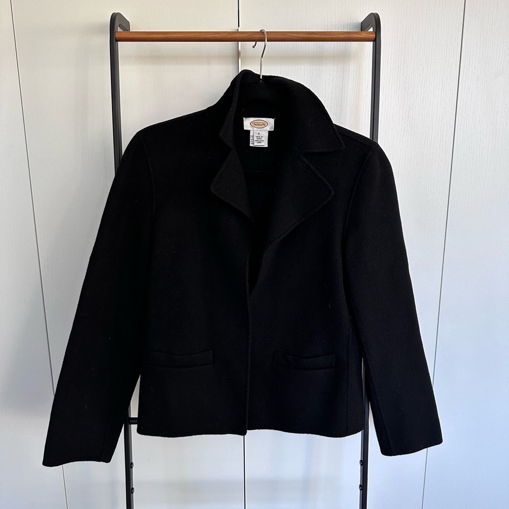 Vintage Talbot Black Wool Jacket